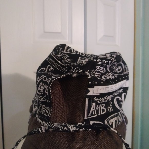 2295 Jeaniemade Small Surgery/Do-rag Hat Cap With Ties - Picture 2 of 2